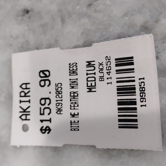 Akira feather mini dress - Picture 6 of 6